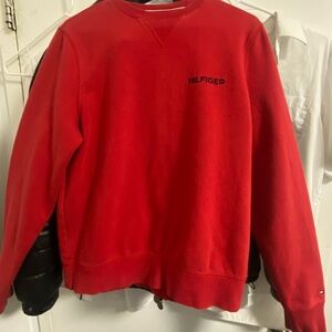 Tommy Hilfiger Red Crewneck Sweater